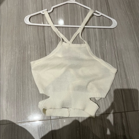 White knit top - Picture 1 of 2